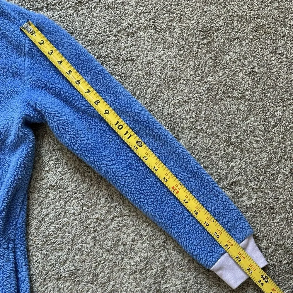 Disney Eeyore Hooded Pajamas One‎ Piece Jumpsuit Women’s Size Small 4/6 - Picture 7 of 14